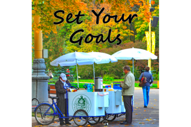 set your new years goals with a food truck