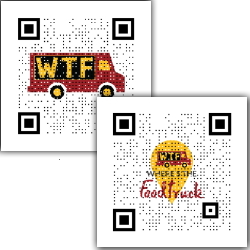 50 mixed QR stickers (2"w x 2"h) ($0)