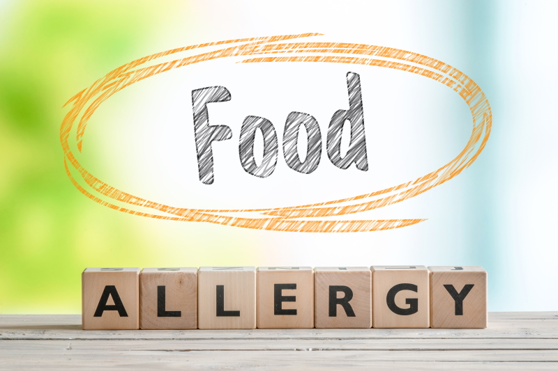 food allergy concerns at a food truck